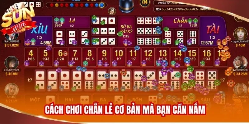 Cách chơi chẵn lẻ cơ bản mà bạn cần nắm 