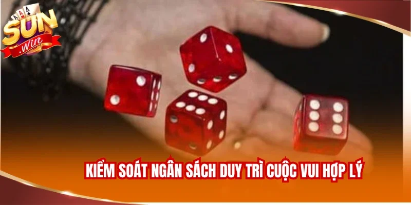 Kiểm soát ngân sách duy trì cuộc vui hợp lý 